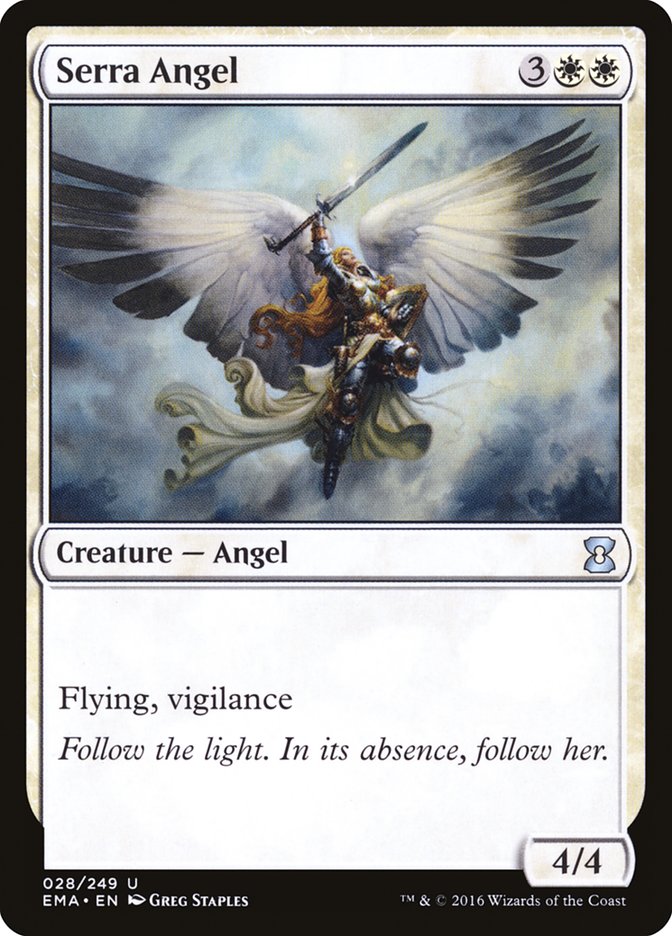 Serra Angel [Eternal Masters] Magic: The Gathering