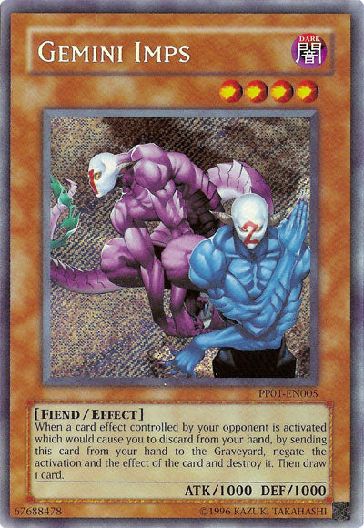Gemini Imps [PP01-EN005] Secret Rare Yu-Gi-Oh!