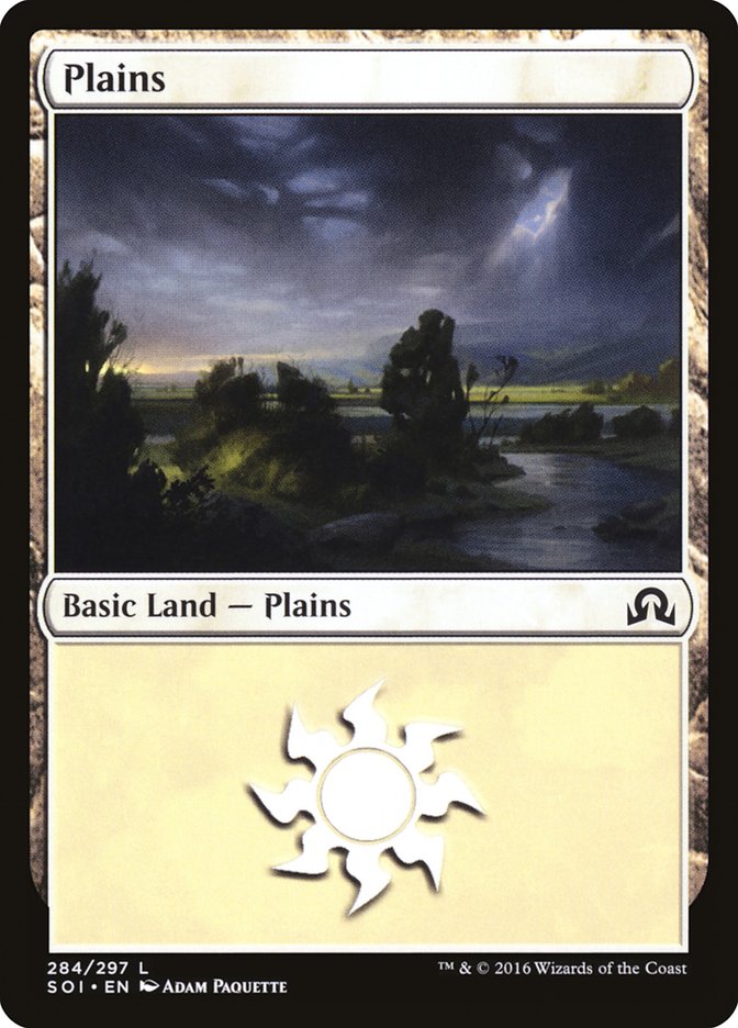 Plains (284) [Shadows over Innistrad] Magic: The Gathering