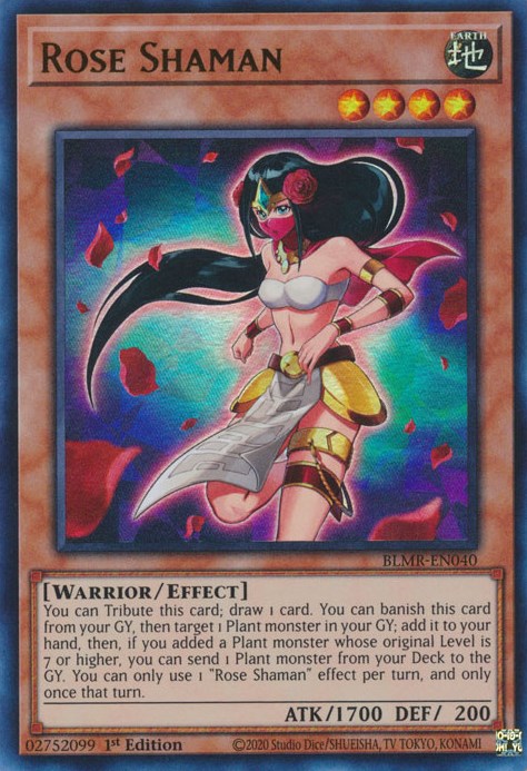Rose Shaman [BLMR-EN040] Ultra Rare Yu-Gi-Oh!