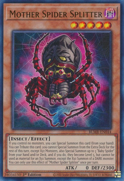 Mother Spider Splitter [BLMR-EN044] Ultra Rare Yu-Gi-Oh!