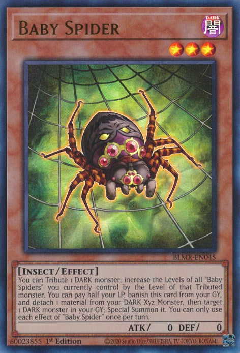 Baby Spider [BLMR-EN045] Ultra Rare Yu-Gi-Oh!