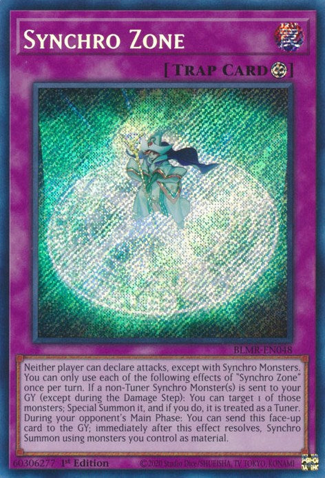 Synchro Zone [BLMR-EN048] Secret Rare Yu-Gi-Oh!
