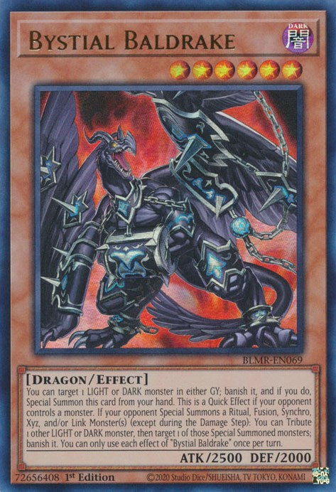 Bystial Baldrake [BLMR-EN069] Ultra Rare Yu-Gi-Oh!