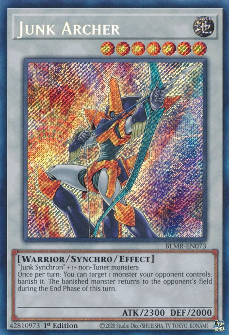 Junk Archer [BLMR-EN073] Secret Rare Yu-Gi-Oh!