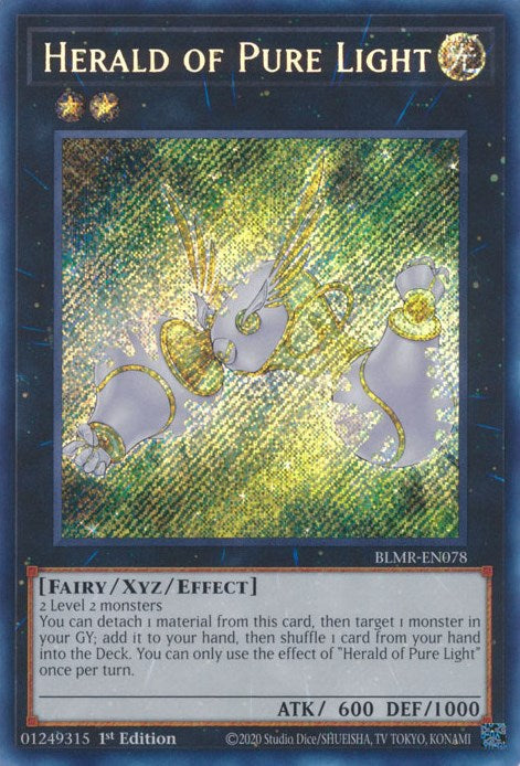 Herald of Pure Light [BLMR-EN078] Secret Rare Yu-Gi-Oh!