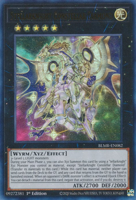 Stellarknight Constellar Diamond [BLMR-EN082] Ultra Rare Yu-Gi-Oh!