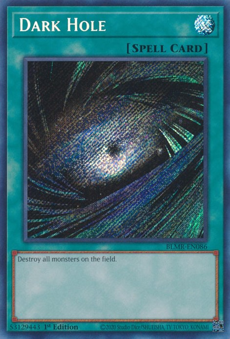 Dark Hole [BLMR-EN086] Secret Rare Yu-Gi-Oh!