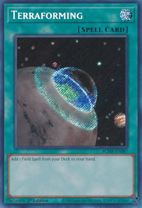 Terraforming [BLMR-EN087] Secret Rare Yu-Gi-Oh!