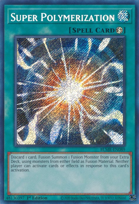 Super Polymerization [BLMR-EN089] Secret Rare Yu-Gi-Oh!