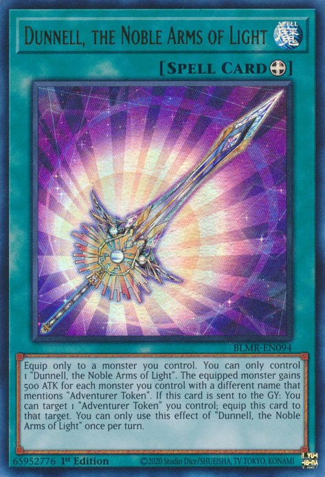 Dunnell, the Noble Arms of Light [BLMR-EN094] Ultra Rare Yu-Gi-Oh!