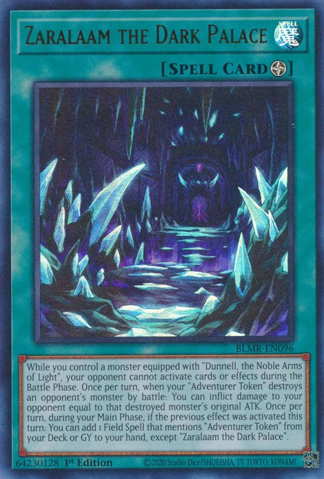 Zaralaam the Dark Palace [BLMR-EN096] Ultra Rare Yu-Gi-Oh!