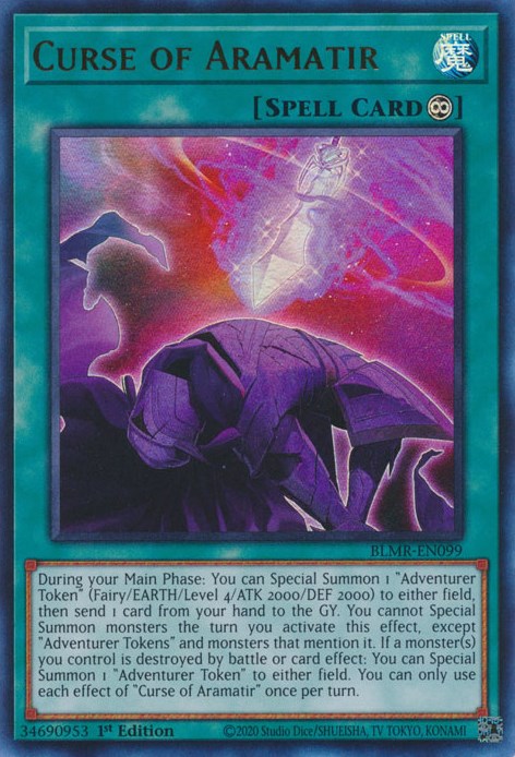 Curse of Aramatir [BLMR-EN099] Ultra Rare Yu-Gi-Oh!