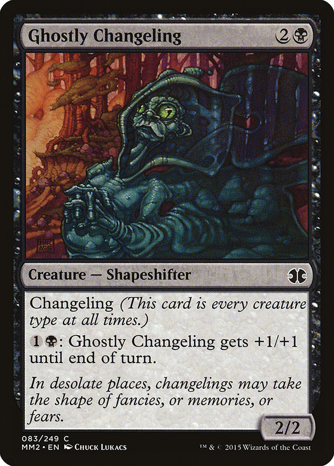 Ghostly Changeling [Modern Masters 2015] Magic: The Gathering