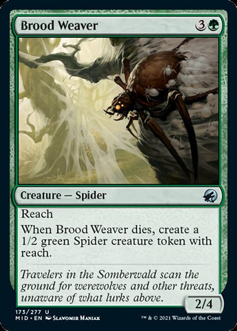 Brood Weaver [Innistrad: Midnight Hunt] Magic: The Gathering