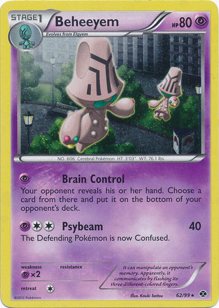Beheeyem (62/99) (Cosmos Holo) [Black & White: Next Destinies] Pokémon