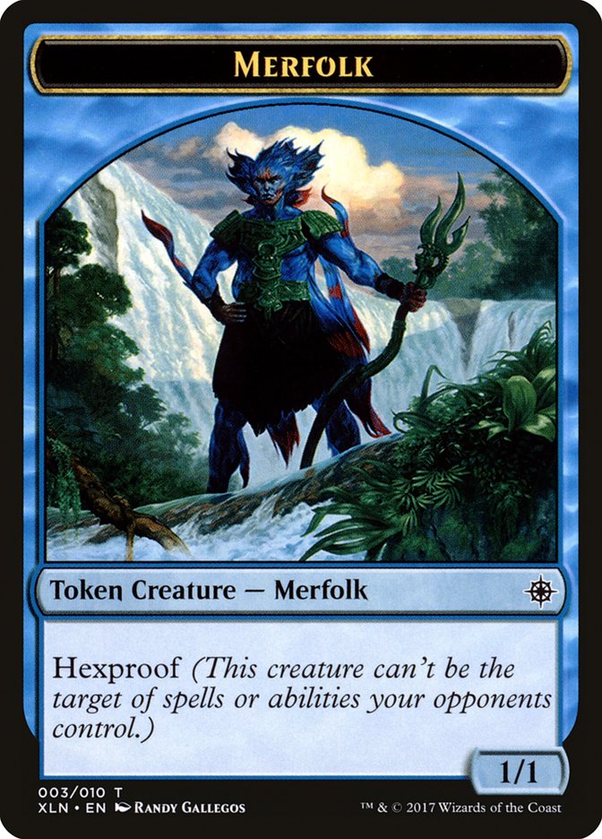 Merfolk Token [Ixalan Tokens] Magic: The Gathering