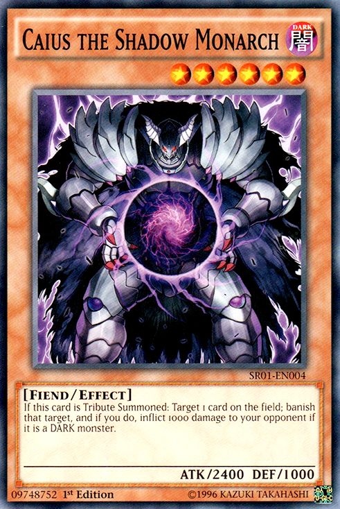 Caius the Shadow Monarch [SR01-EN004] Common Yu-Gi-Oh!