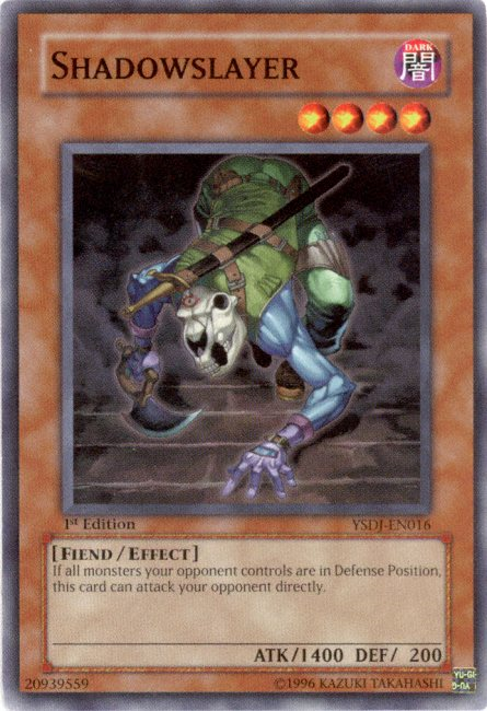 Shadowslayer [YSDJ-EN016] Common Yu-Gi-Oh!