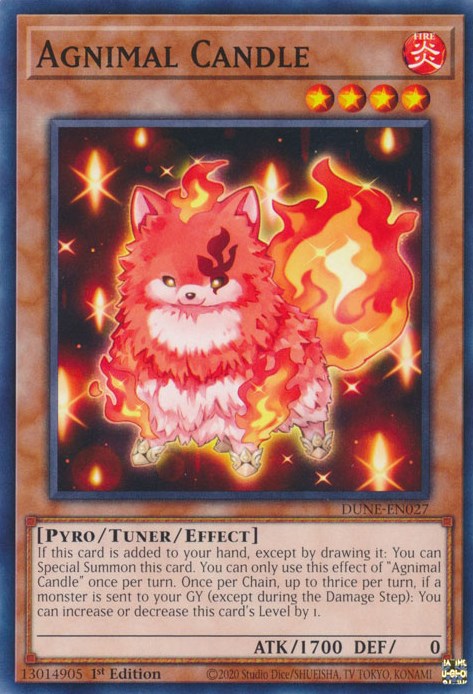 Agnimal Candle [DUNE-EN027] Common Yu-Gi-Oh!