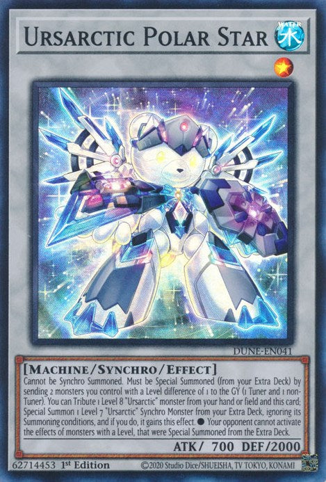 Ursarctic Polar Star [DUNE-EN041] Super Rare Yu-Gi-Oh!