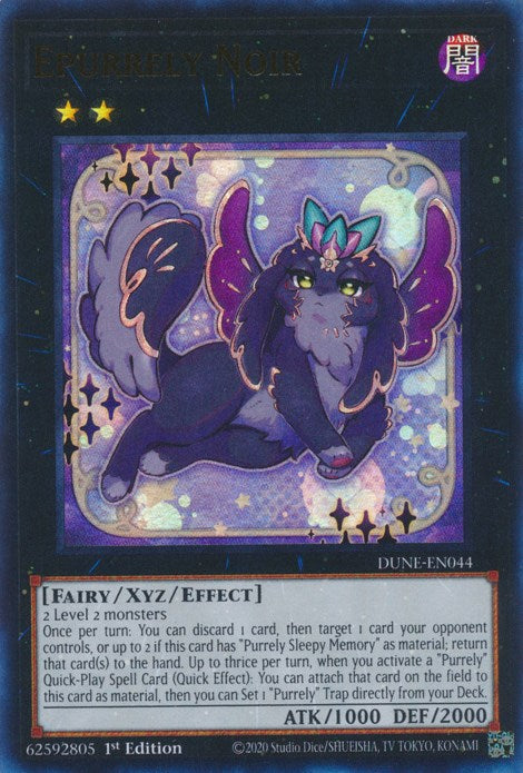 Epurrely Noir [DUNE-EN044] Ultra Rare Yu-Gi-Oh!