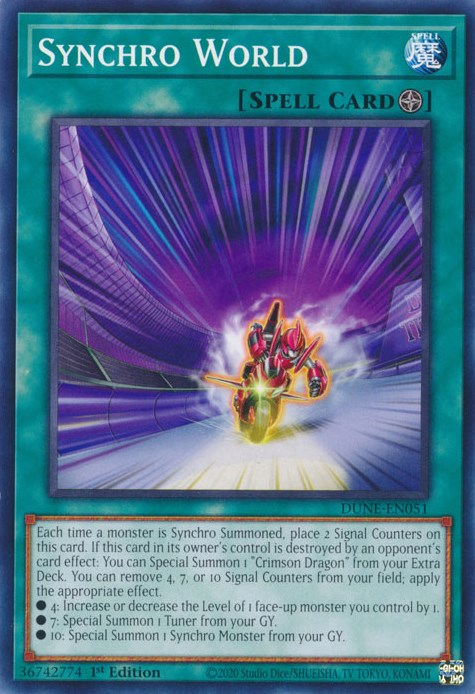 Synchro World [DUNE-EN051] Common Yu-Gi-Oh!