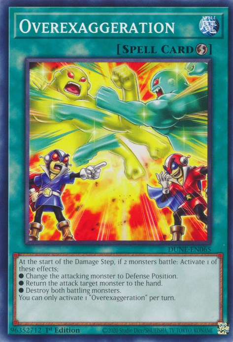 Overexaggeration [DUNE-EN065] Common Yu-Gi-Oh!