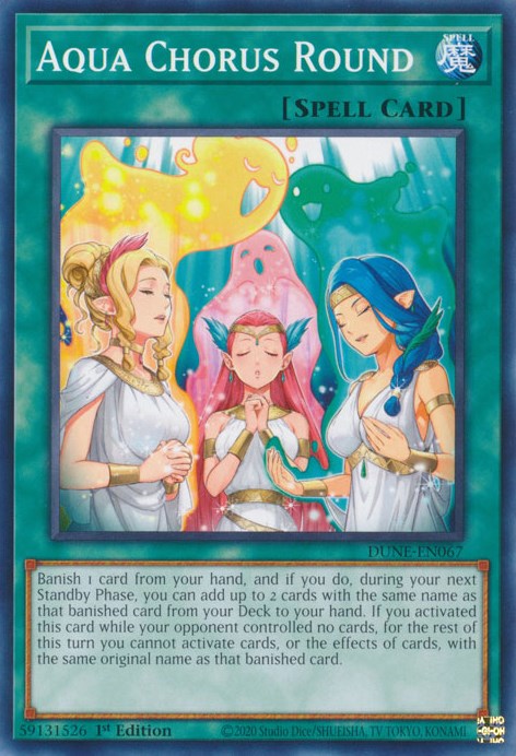 Aqua Chorus Round [DUNE-EN067] Common Yu-Gi-Oh!