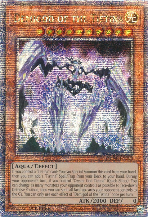 Demigod of the Tistina [DUNE-EN088] Quarter Century Secret Rare Yu-Gi-Oh!