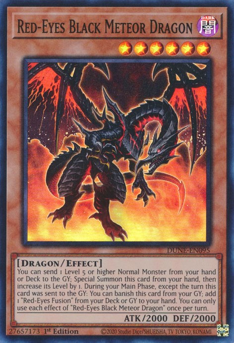 Red-Eyes Black Meteor Dragon [DUNE-EN095] Super Rare Yu-Gi-Oh!