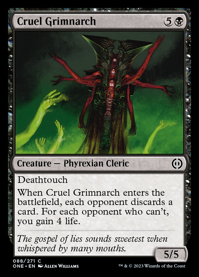 Cruel Grimnarch [Phyrexia: All Will Be One] Magic: The Gathering