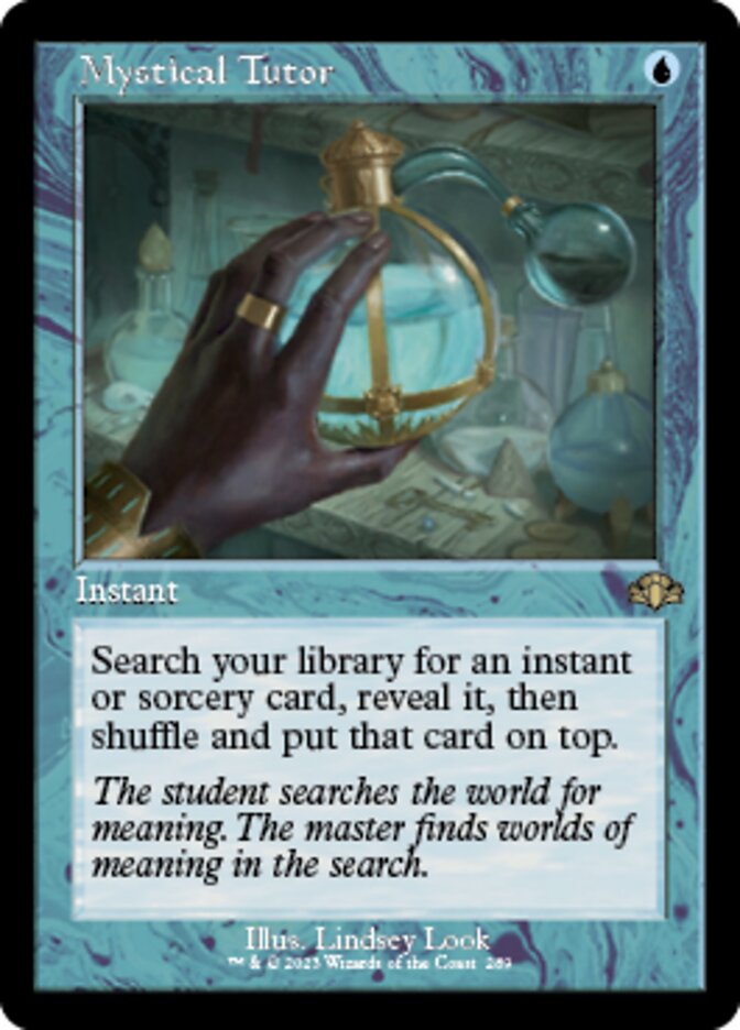 Mystical Tutor (Retro) [Dominaria Remastered] Magic: The Gathering