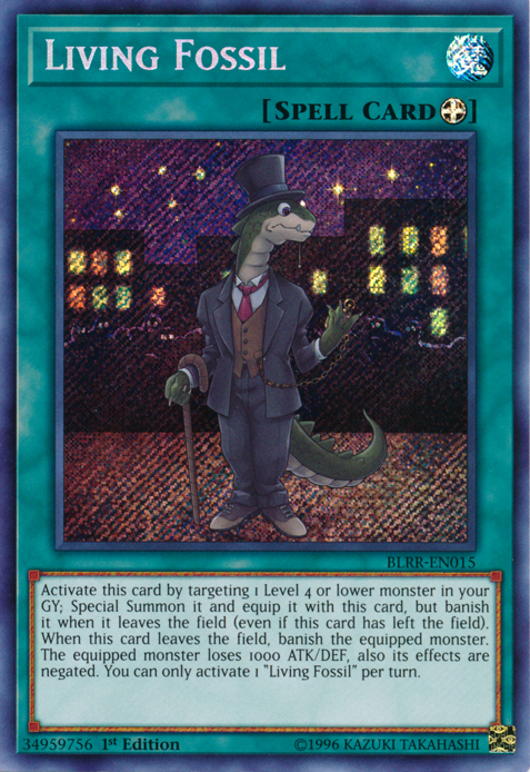 Living Fossil [BLRR-EN015] Secret Rare Yu-Gi-Oh!