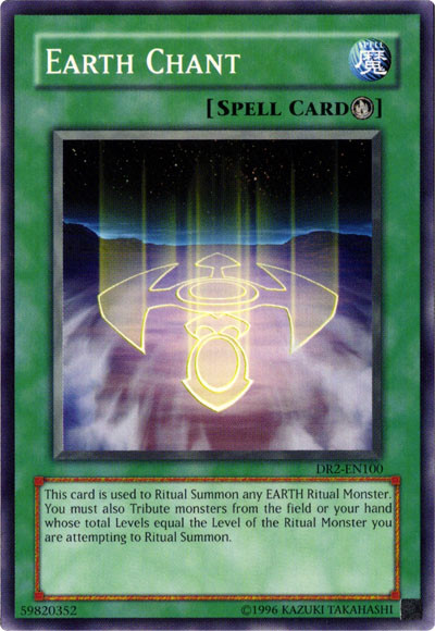 Earth Chant [DR2-EN100] Common Yu-Gi-Oh!