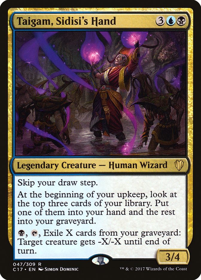 Taigam, Sidisi's Hand [Commander 2017] Magic: The Gathering