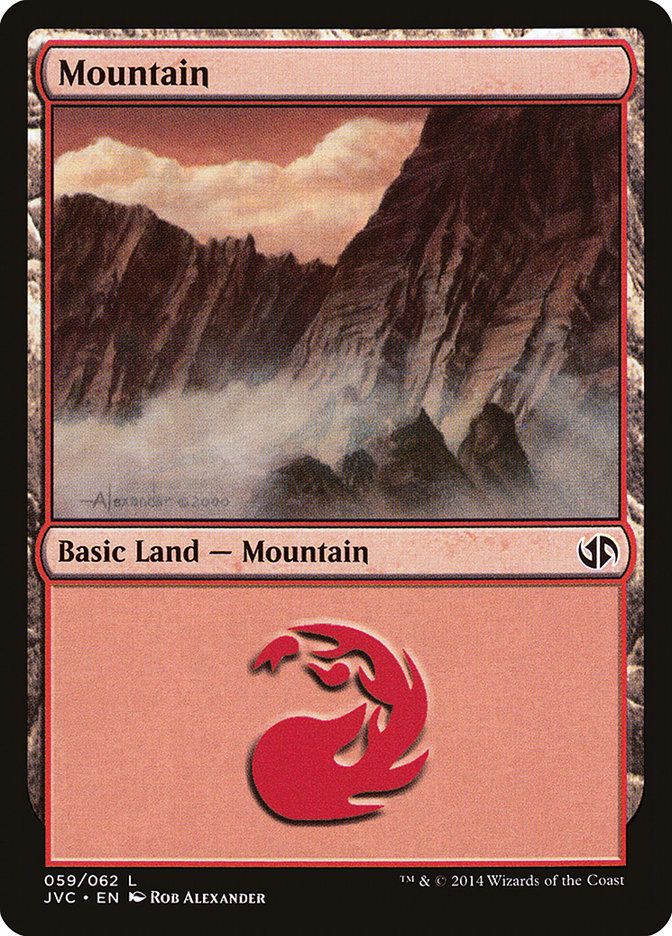 Mountain (59) [Duel Decks Anthology] Magic: The Gathering