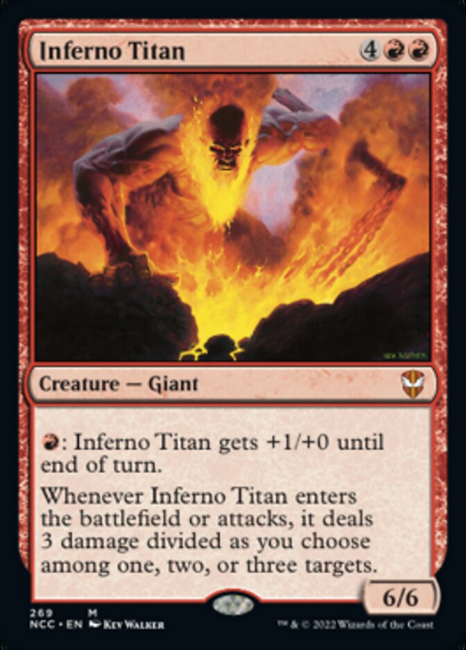Inferno Titan [Streets of New Capenna Commander] Magic: The Gathering