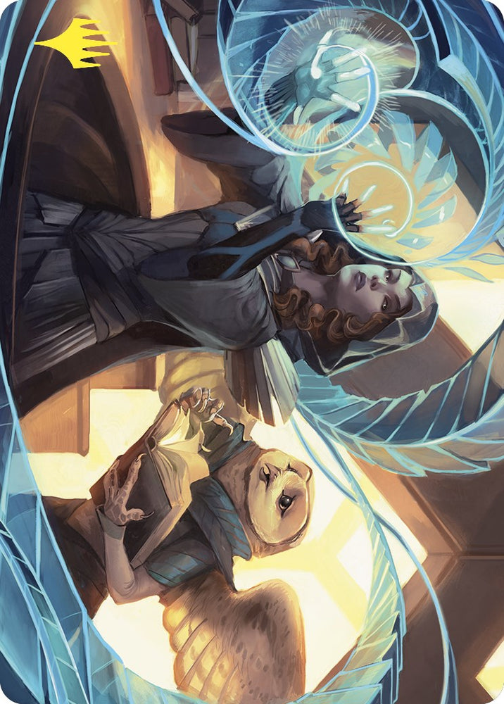 Personal Tutor Art Card (Gold-Stamped) [Commander Masters Art Series] Magic: The Gathering