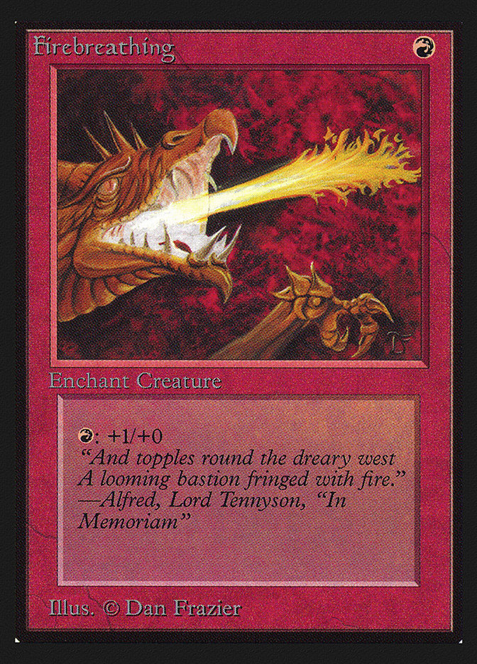 Firebreathing [International Collectors' Edition] Magic: The Gathering