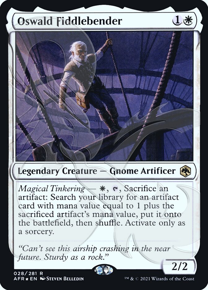 Oswald Fiddlebender (Ampersand Promo) [Dungeons & Dragons: Adventures in the Forgotten Realms Promos] Magic: The Gathering