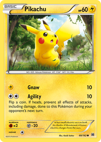 Pikachu (48/162) [XY: BREAKthrough] Pokémon