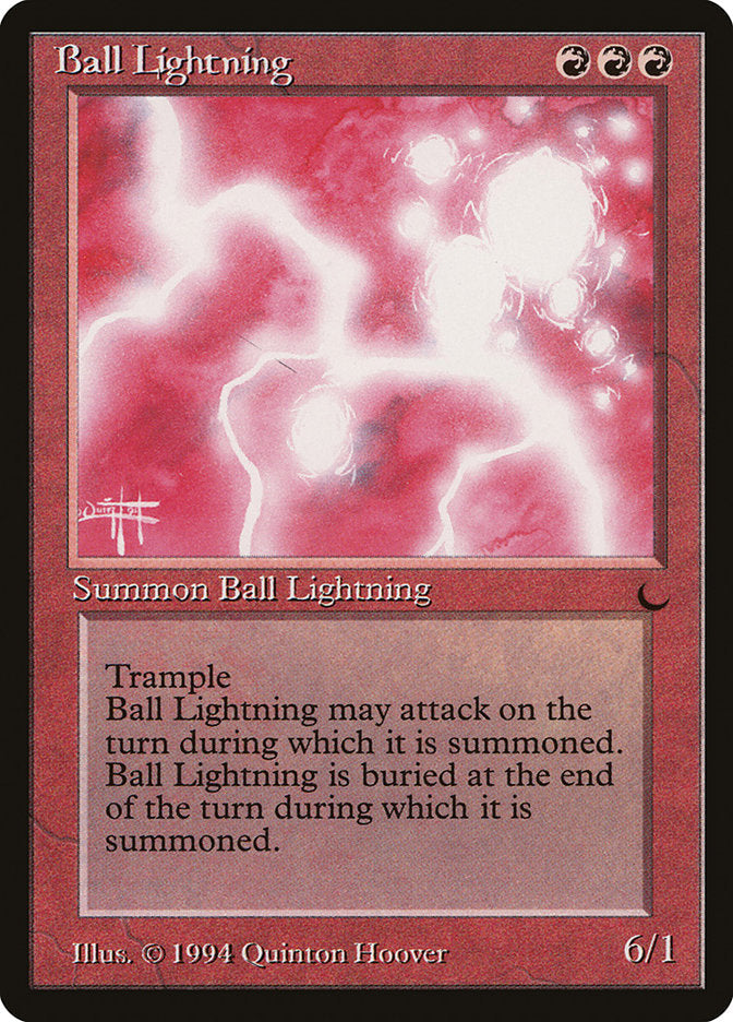 Ball Lightning [The Dark] Magic: The Gathering