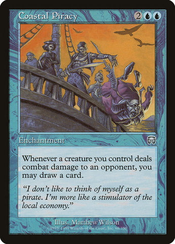 Coastal Piracy [Mercadian Masques] Magic: The Gathering