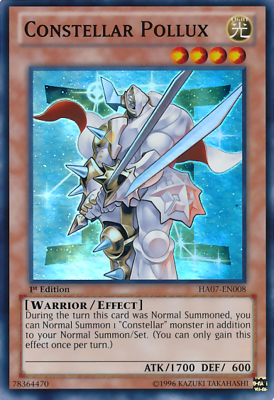 Constellar Pollux [HA07-EN008] Super Rare Yu-Gi-Oh!
