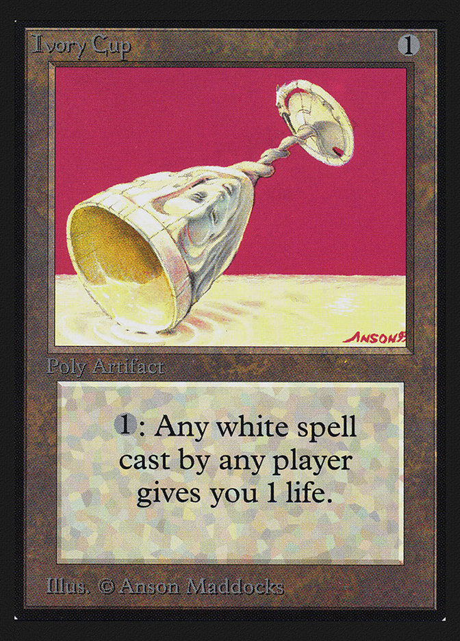 Ivory Cup [International Collectors' Edition] Magic: The Gathering