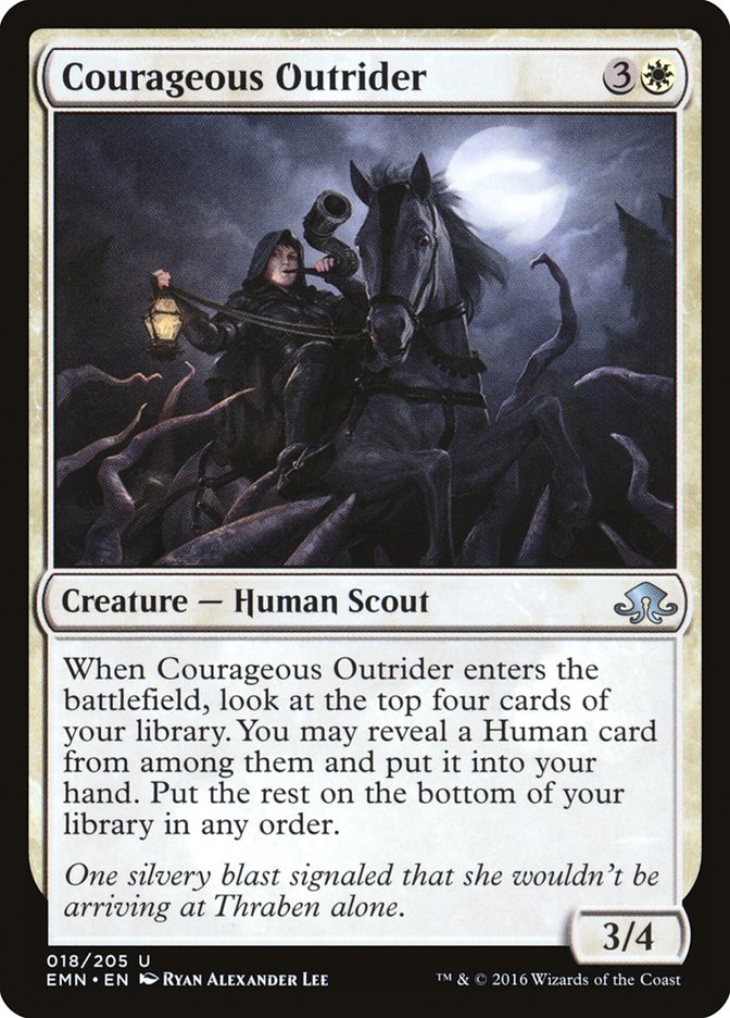 Courageous Outrider [Eldritch Moon] Magic: The Gathering