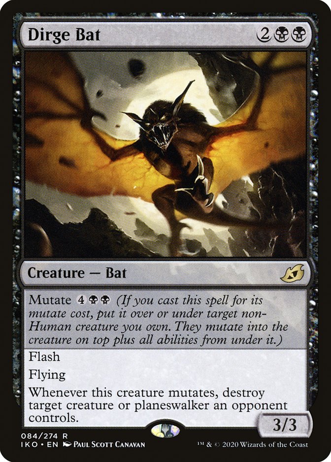 Dirge Bat [Ikoria: Lair of Behemoths] Magic: The Gathering