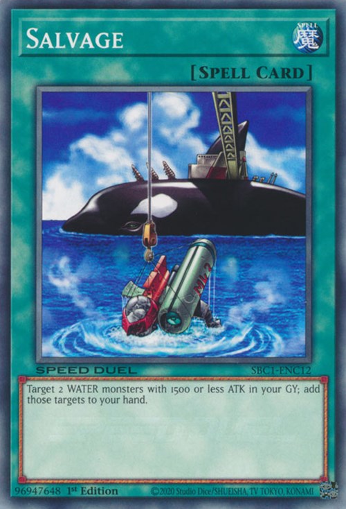 Salvage [SBC1-ENC12] Common Yu-Gi-Oh!