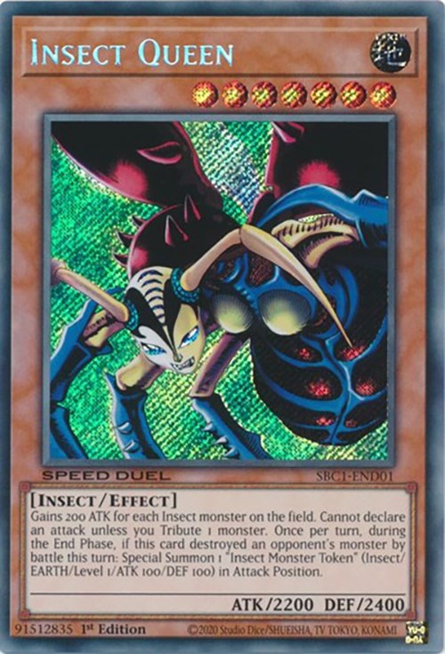Insect Queen [SBC1-END01] Secret Rare Yu-Gi-Oh!